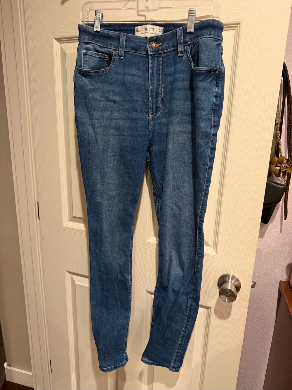 Hollister Womens Blue Slim Fit Jeans